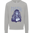 Freyja Norse Goddess Viking Valhalla Mens Sweatshirt Jumper Sports Grey