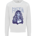 Freyja Norse Goddess Viking Valhalla Mens Sweatshirt Jumper White