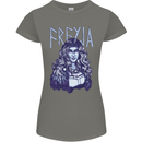 Freyja Norse Goddess Viking Valhalla Womens Petite Cut T-Shirt Charcoal