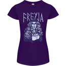 Freyja Norse Goddess Viking Valhalla Womens Petite Cut T-Shirt Purple