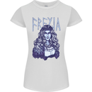 Freyja Norse Goddess Viking Valhalla Womens Petite Cut T-Shirt White