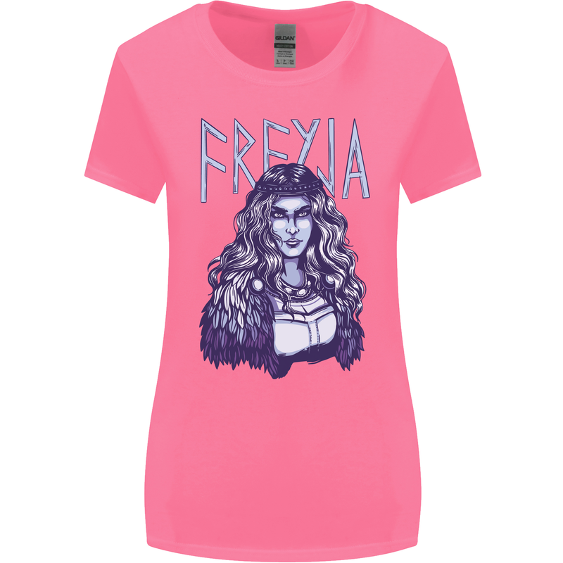 Freyja Norse Goddess Viking Valhalla Womens Wider Cut T-Shirt Azalea
