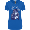 Freyja Norse Goddess Viking Valhalla Womens Wider Cut T-Shirt Royal Blue