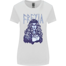 Freyja Norse Goddess Viking Valhalla Womens Wider Cut T-Shirt White