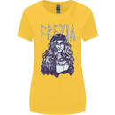 Freyja Norse Goddess Viking Valhalla Womens Wider Cut T-Shirt Yellow