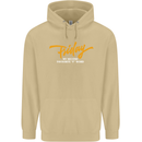 Friday My Second Favorite F Word Mens 80% Cotton Hoodie Sand