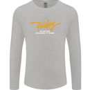 Friday My Second Favorite F Word Mens Long Sleeve T-Shirt Sports Grey