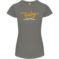 Friday My Second Favorite F Word Womens Petite Cut T-Shirt Charcoal