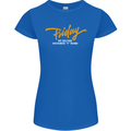 Friday My Second Favorite F Word Womens Petite Cut T-Shirt Royal Blue