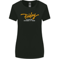 Friday My Second Favorite F Word Womens Wider Cut T-Shirt Black