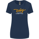 Friday My Second Favorite F Word Womens Wider Cut T-Shirt Navy Blue