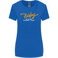 Friday My Second Favorite F Word Womens Wider Cut T-Shirt Royal Blue