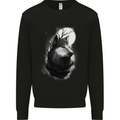 Full Moon Wolf Werewolves Wolves Kids Sweatshirt Jumper Black