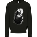 Full Moon Wolf Werewolves Wolves Kids Sweatshirt Jumper Black