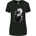 Full Moon Wolf Werewolves Wolves Womens Wider Cut T-Shirt Black