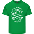 Full Throttle Motorcycle Biker Motorbike Mens Cotton T-Shirt Tee Top Irish Green