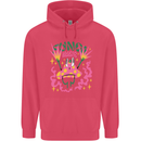 Fungi Magic Mushrooms Trippy LSD Childrens Kids Hoodie Heliconia
