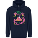 Fungi Magic Mushrooms Trippy LSD Childrens Kids Hoodie Navy Blue