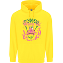 Fungi Magic Mushrooms Trippy LSD Childrens Kids Hoodie Yellow