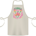 Fungi Magic Mushrooms Trippy LSD Cotton Apron 100% Organic Natural