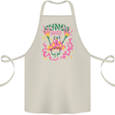 Fungi Magic Mushrooms Trippy LSD Cotton Apron 100% Organic Natural