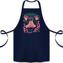 Fungi Magic Mushrooms Trippy LSD Cotton Apron 100% Organic Navy Blue