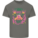 Fungi Magic Mushrooms Trippy LSD Kids T-Shirt Childrens Charcoal