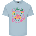 Fungi Magic Mushrooms Trippy LSD Kids T-Shirt Childrens Light Blue