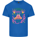 Fungi Magic Mushrooms Trippy LSD Kids T-Shirt Childrens Royal Blue