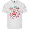 Fungi Magic Mushrooms Trippy LSD Kids T-Shirt Childrens White