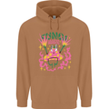 Fungi Magic Mushrooms Trippy LSD Mens 80% Cotton Hoodie Caramel Latte
