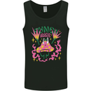 Fungi Magic Mushrooms Trippy LSD Mens Vest Tank Top Black