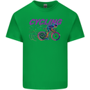 Funky Cycling Cyclist Bicycle Bike Cycle Mens Cotton T-Shirt Tee Top Irish Green