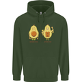 Funny Advacado Gym Bodybuilding Fitness Childrens Kids Hoodie Forest Green