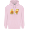 Funny Advacado Gym Bodybuilding Fitness Childrens Kids Hoodie Light Pink