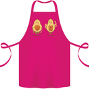 Funny Advacado Gym Bodybuilding Fitness Cotton Apron 100% Organic Pink