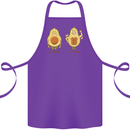Funny Advacado Gym Bodybuilding Fitness Cotton Apron 100% Organic Purple