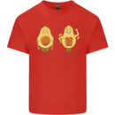 Funny Advacado Gym Bodybuilding Fitness Kids T-Shirt Childrens Red