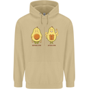 Funny Advacado Gym Bodybuilding Fitness Mens 80% Cotton Hoodie Sand