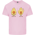 Funny Advacado Gym Bodybuilding Fitness Mens Cotton T-Shirt Tee Top Light Pink