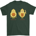 Funny Advacado Gym Bodybuilding Fitness Mens T-Shirt Cotton Gildan Forest Green