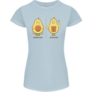 Funny Advacado Gym Bodybuilding Fitness Womens Petite Cut T-Shirt Light Blue