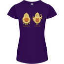 Funny Advacado Gym Bodybuilding Fitness Womens Petite Cut T-Shirt Purple