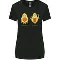 Funny Advacado Gym Bodybuilding Fitness Womens Wider Cut T-Shirt Black