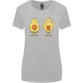 Funny Advacado Gym Bodybuilding Fitness Womens Wider Cut T-Shirt Sports Grey
