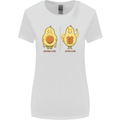 Funny Advacado Gym Bodybuilding Fitness Womens Wider Cut T-Shirt White