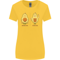 Funny Advacado Gym Bodybuilding Fitness Womens Wider Cut T-Shirt Yellow