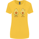 Funny Advacado Gym Bodybuilding Fitness Womens Wider Cut T-Shirt Yellow