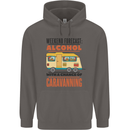 Funny Alcohol Caravanning Caravan Beer Mens 80% Cotton Hoodie Charcoal