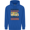 Funny Alcohol Caravanning Caravan Beer Mens 80% Cotton Hoodie Royal Blue